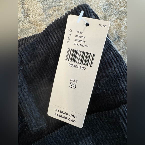 Meave The Colette Cropped Wide-Leg Plaid Corduroy Pants - Picture 8 of 9